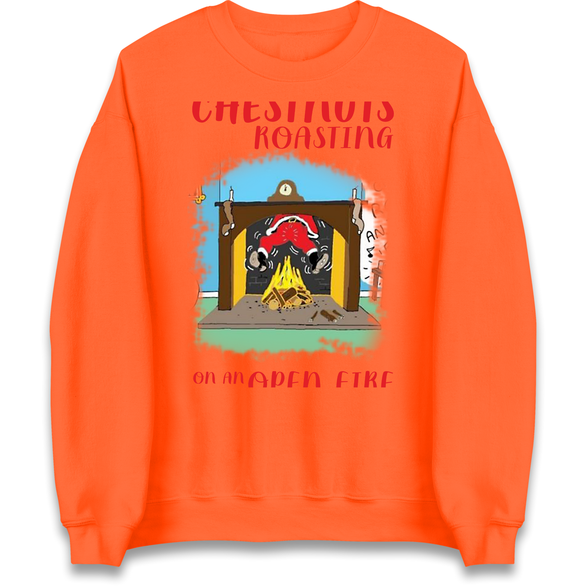Chestnuts Roasting On An Open Fire Christmas Sweatshirt