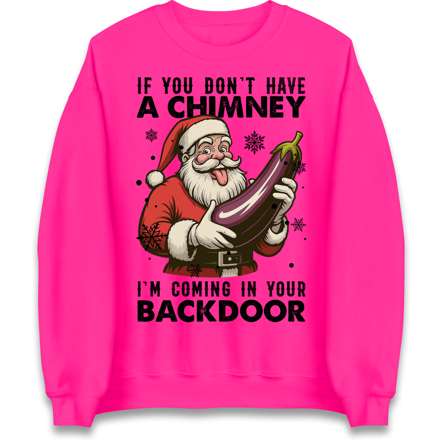 Santa Back Door Sweatshirt