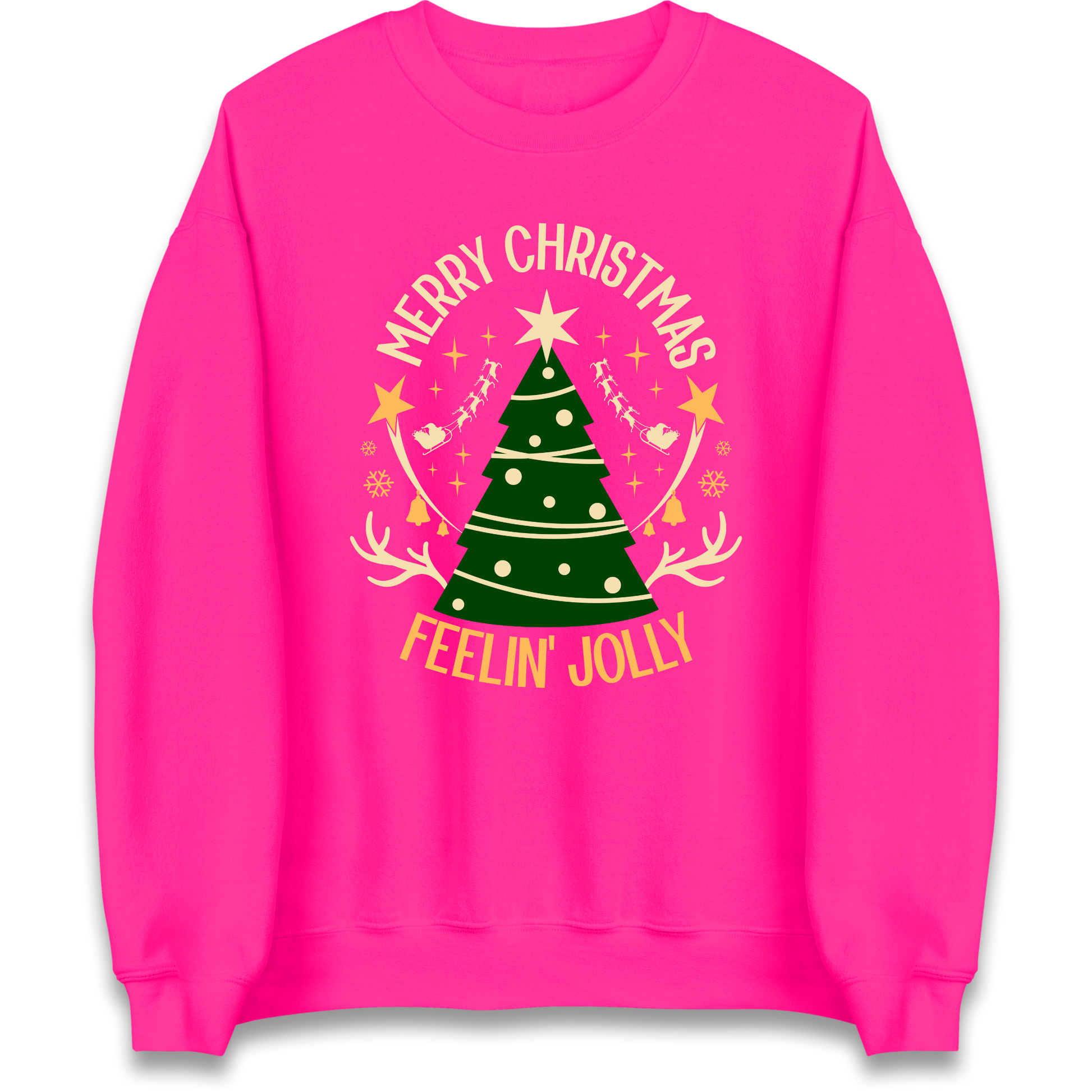 Merry Christmas Feeling Jolly Christmas Sweatshirt