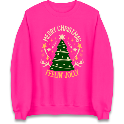 Merry Christmas Feeling Jolly Christmas Sweatshirt