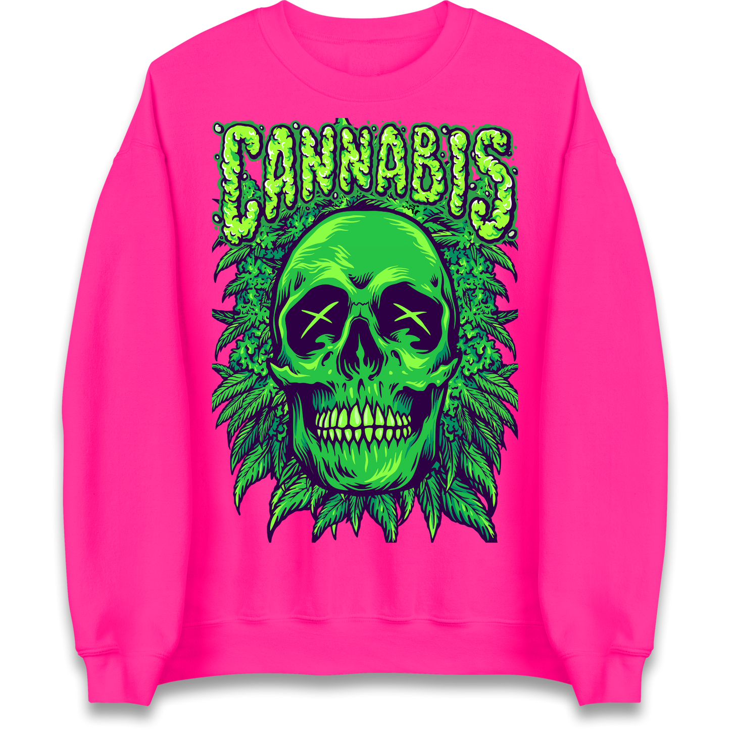 Cannabis Skull Sweatshirt