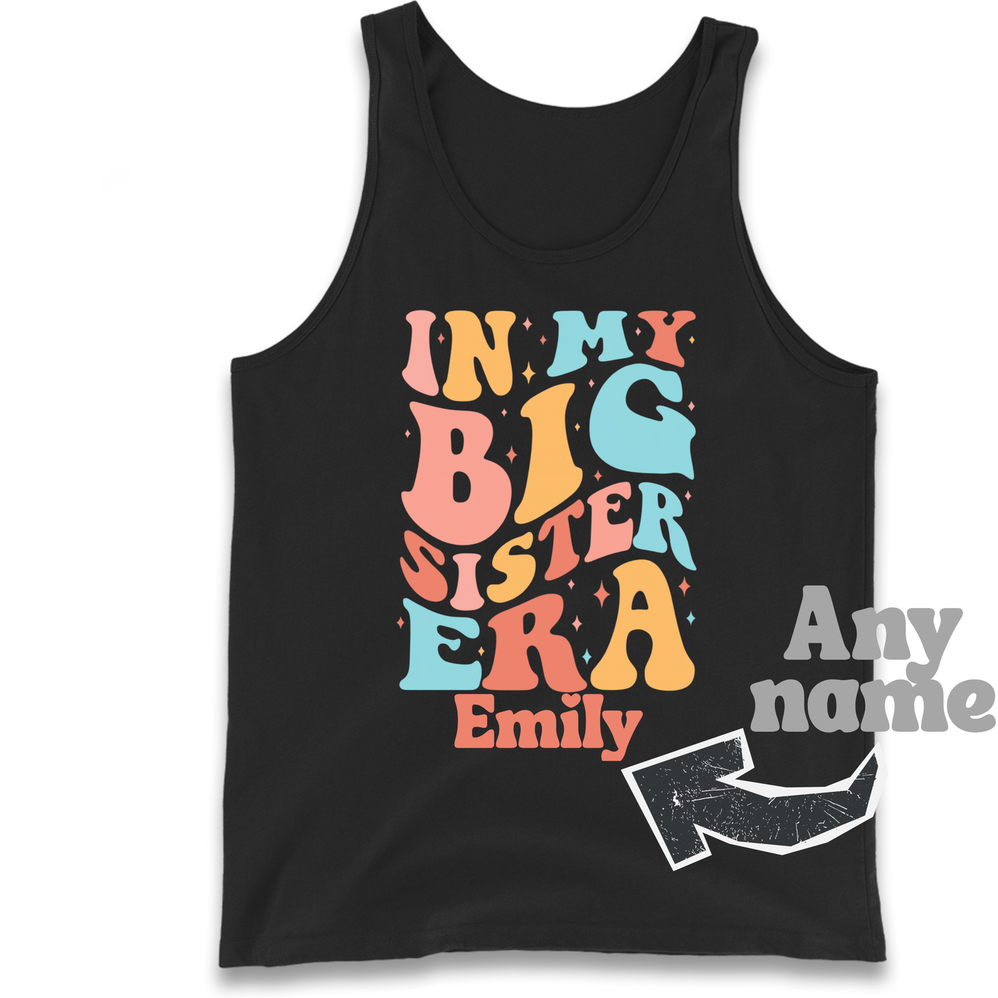 In my big sister Era personalized Tank Top