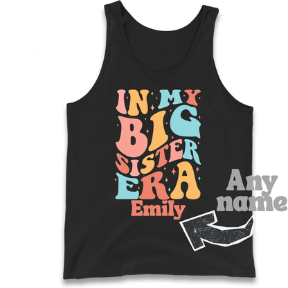 In my big sister Era personalized Tank Top