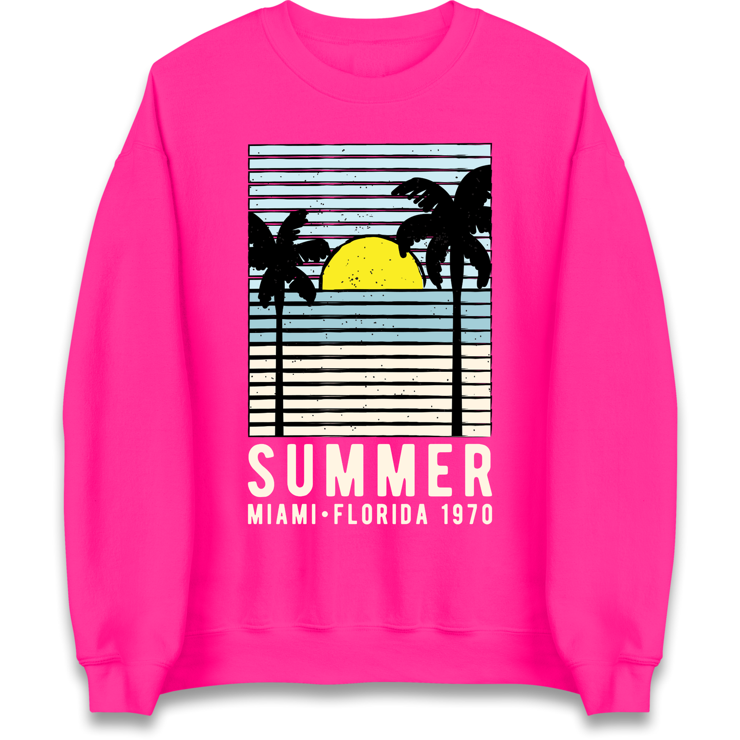Summer Miami Florida 1970 Sweatshirt