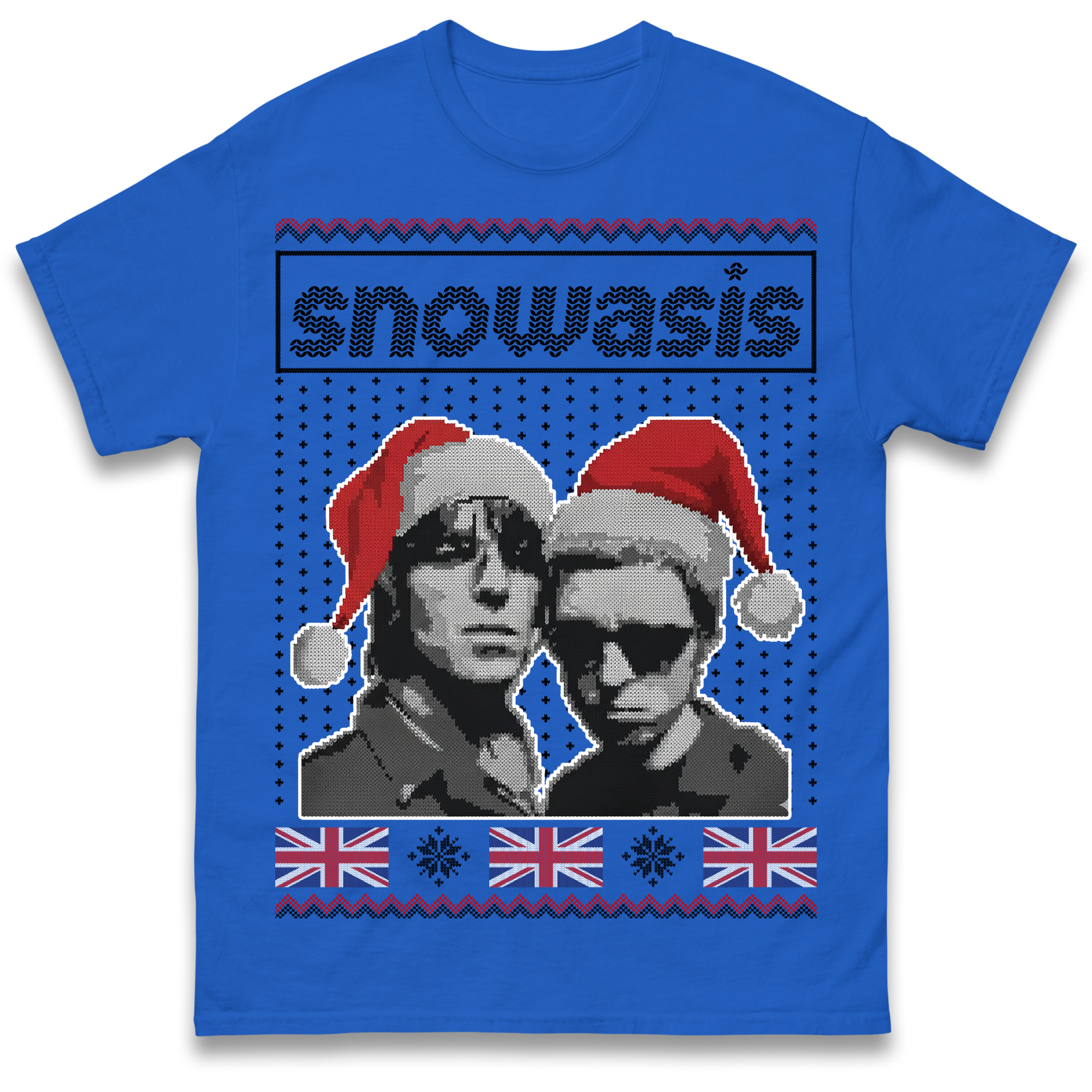 Snowasis Union Jack Christmas T Shirt