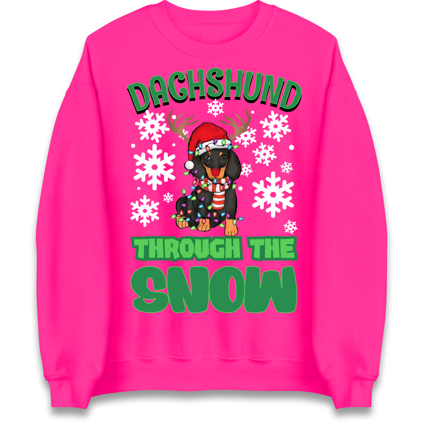 Dachshund Dog Christmas Jumper