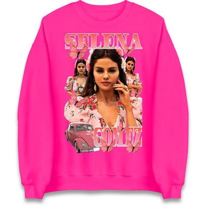 Selena Gomez Pink Sweatshirt
