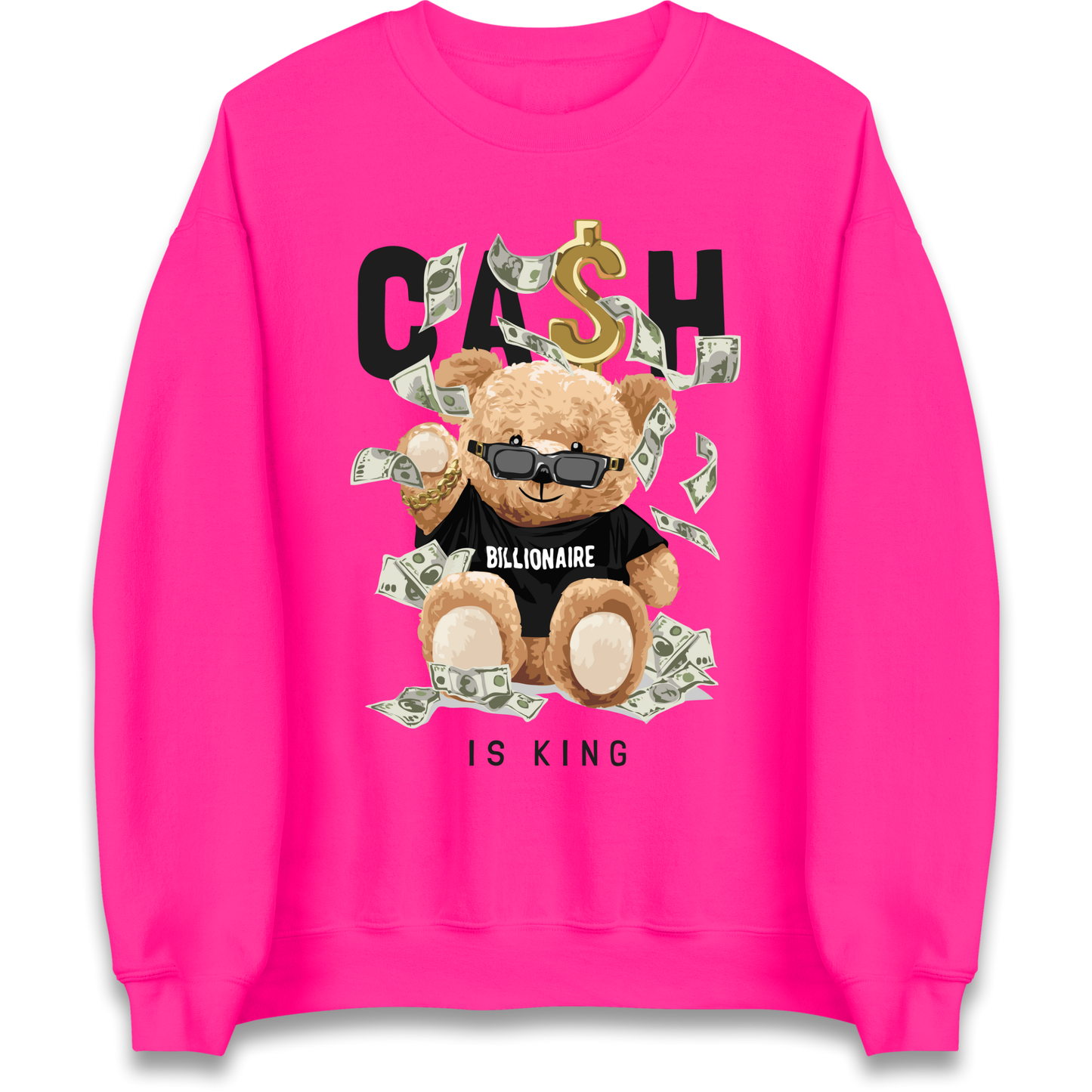 Teddy Bear Billionaire Streetwear Sweatshirt