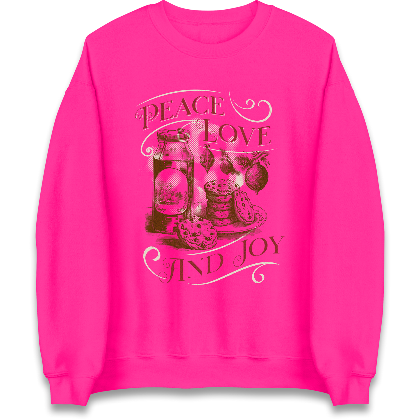 Peace Love And Joy Christmas Sweatshirt