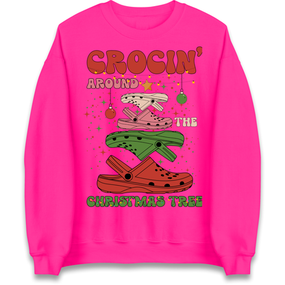 Crockin Around the Christmas Tree Christmas Sweatshirt