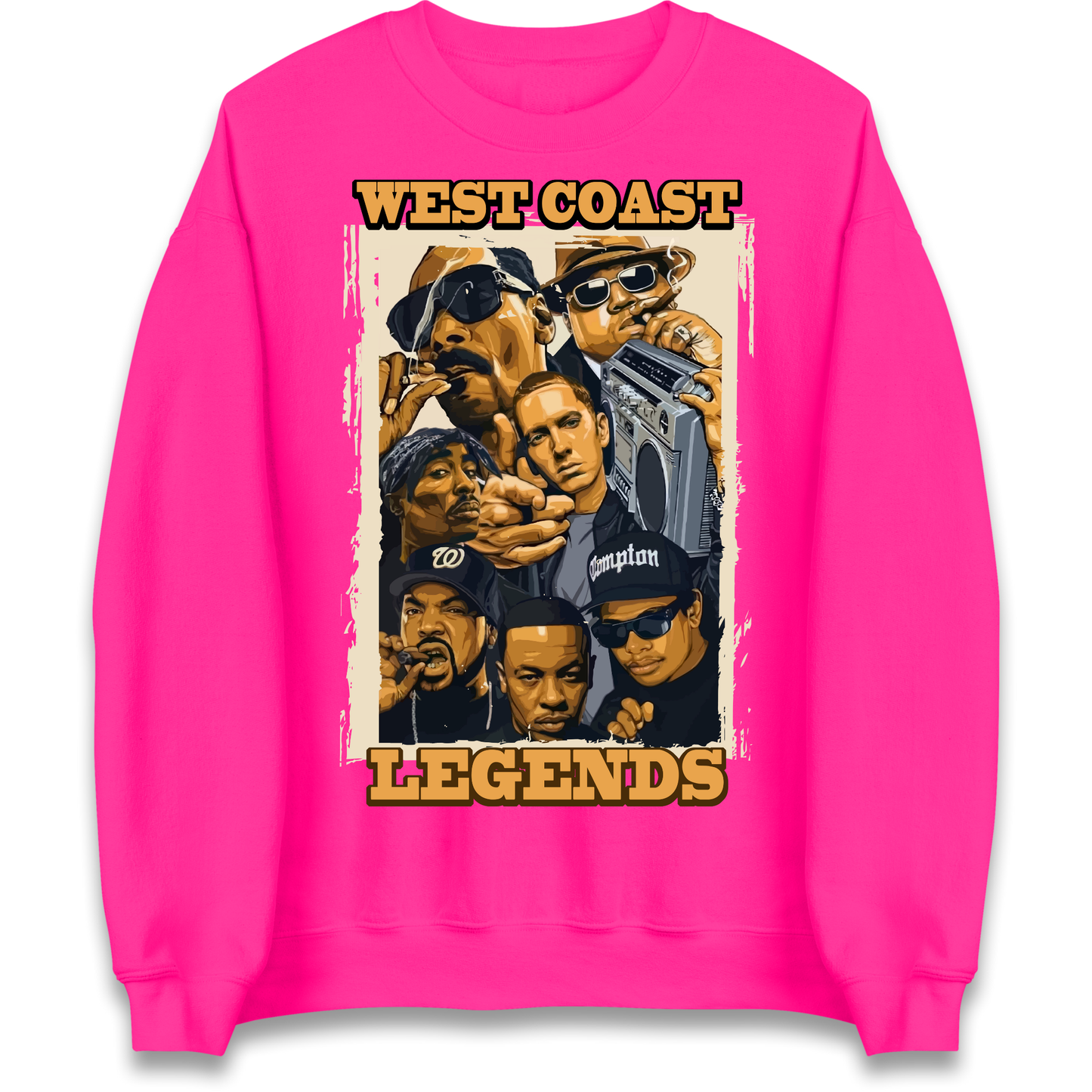 West Coast Legends Rappers Sweatshirt