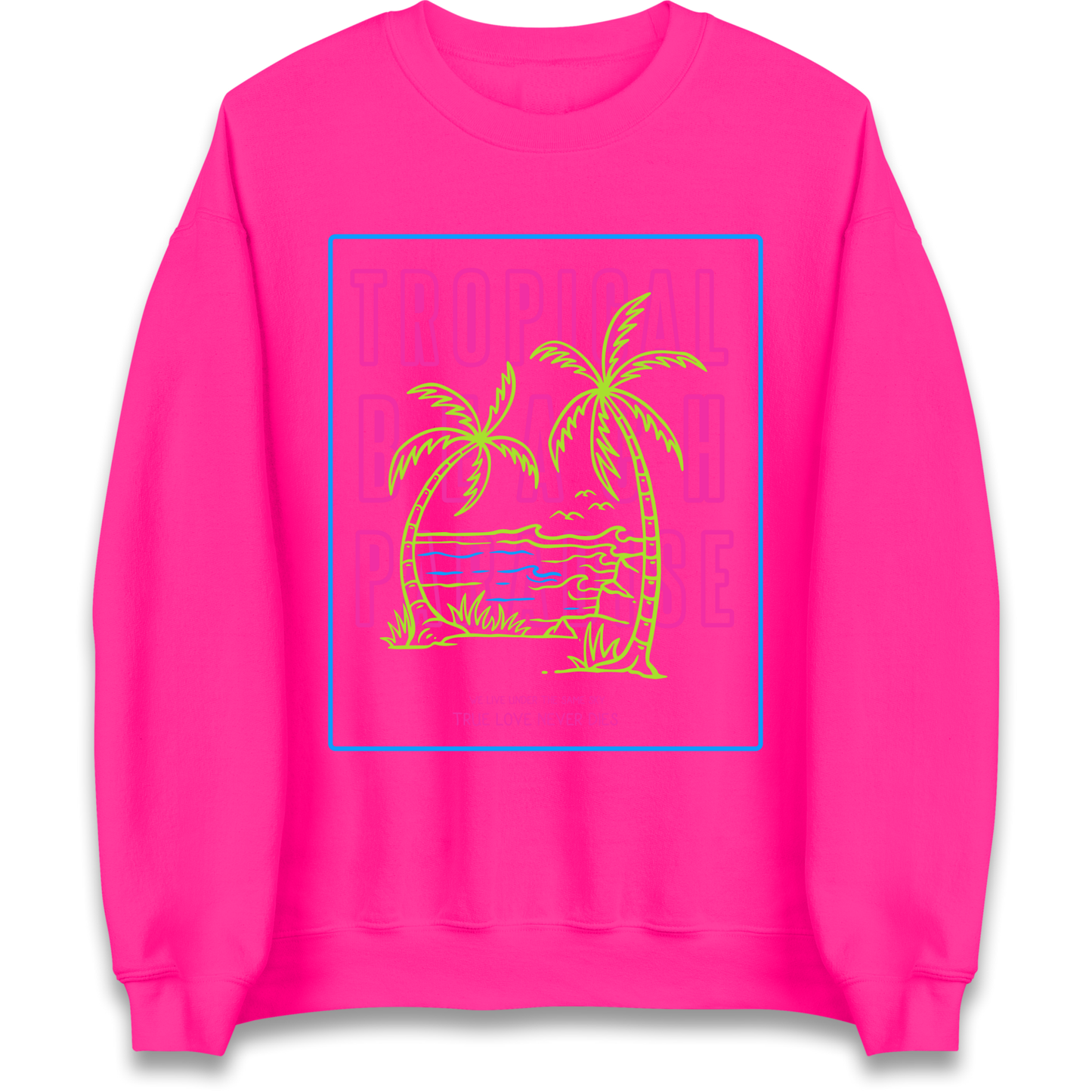 Tropical Beach Paradise Sweatshirt