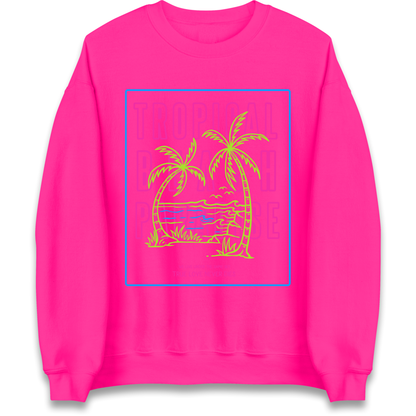 Tropical Beach Paradise Sweatshirt