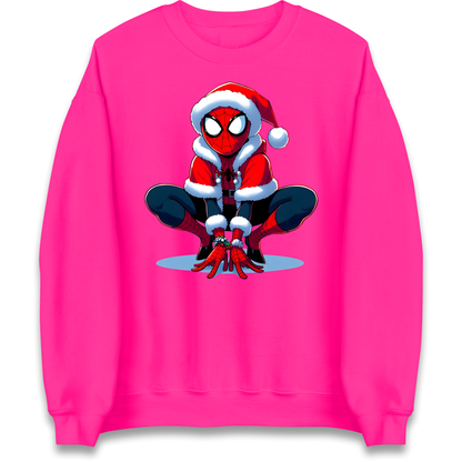 Spiderman Christmas Jumper Adult