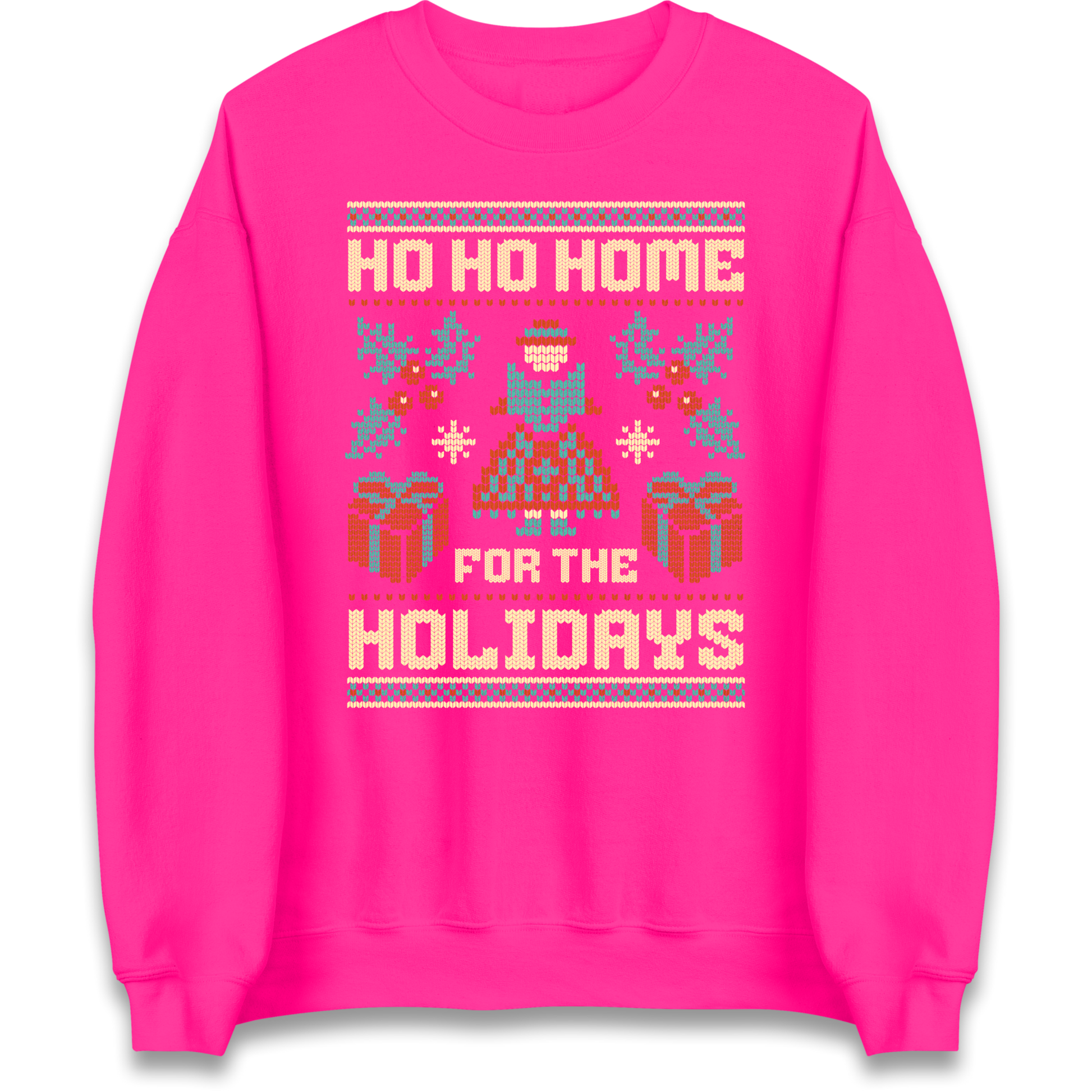 HO HO Home For the Holidays Christmas Sweatshirt