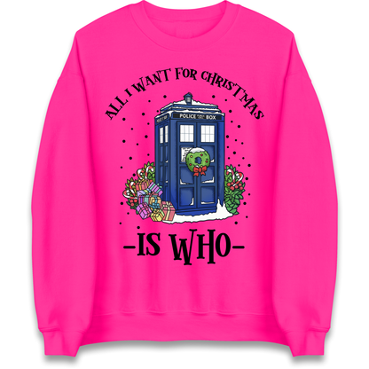 Dr Who Christmas Jumper