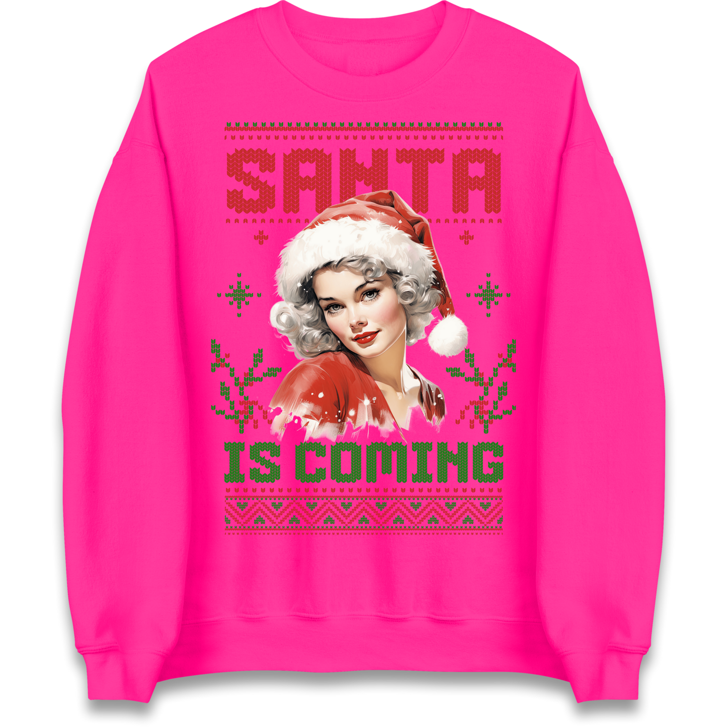 Santa is Coming Christmas Sweatshirt