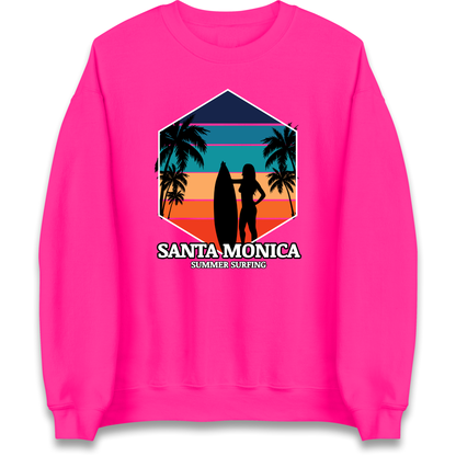 Santa Monica Summer Surfing Sweatshirt