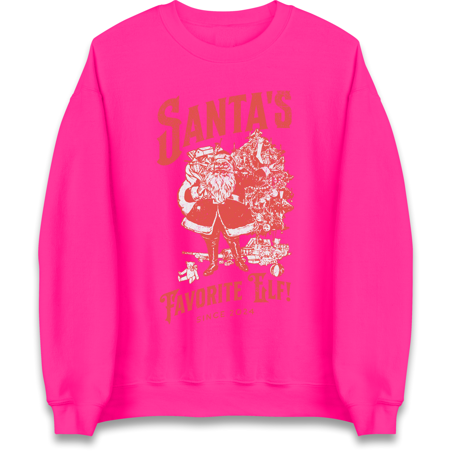 Santas Favourite Elf Christmas Sweatshirt