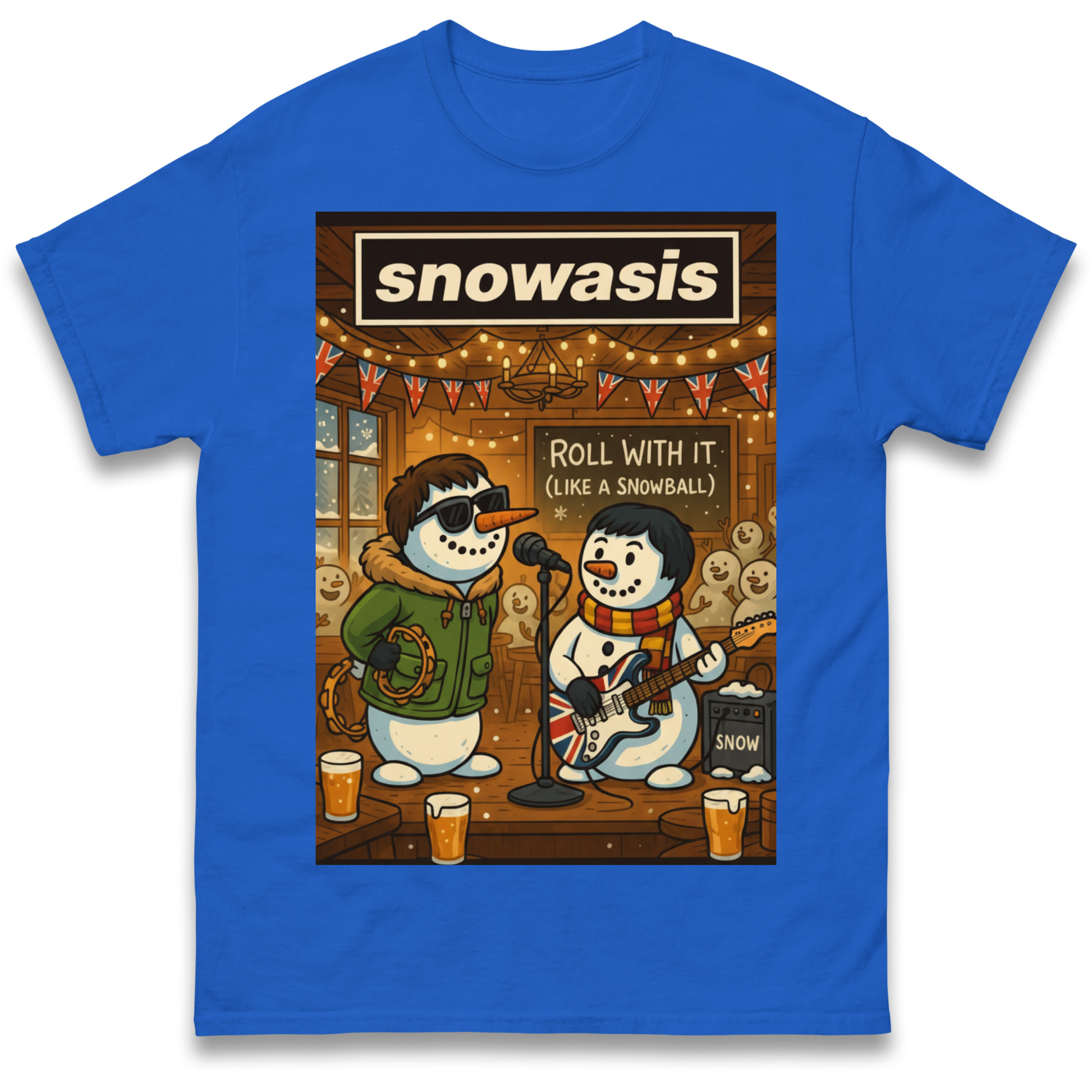 Snowasis Roll Christmas T Shirt