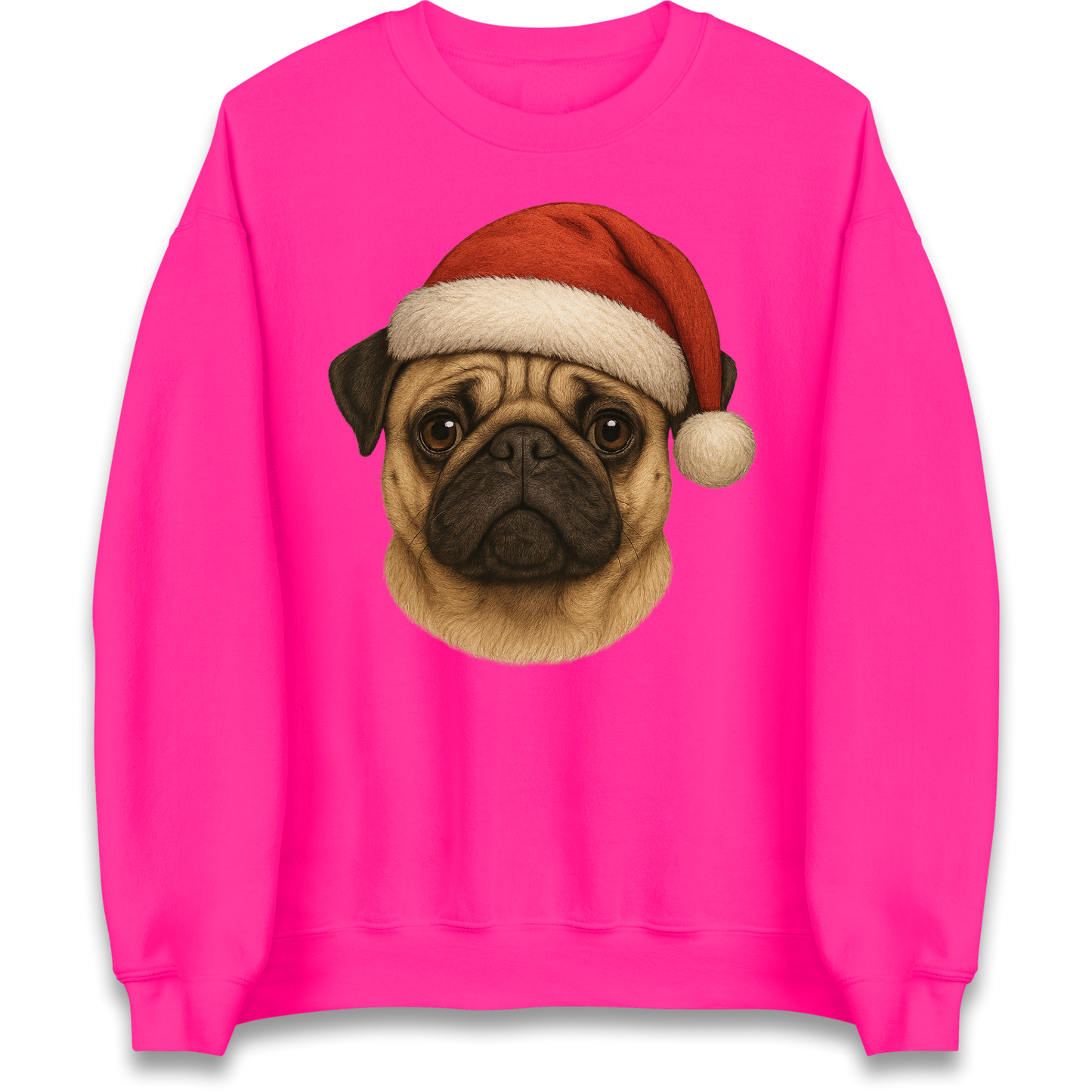 Pug Face Christmas Sweatshirt