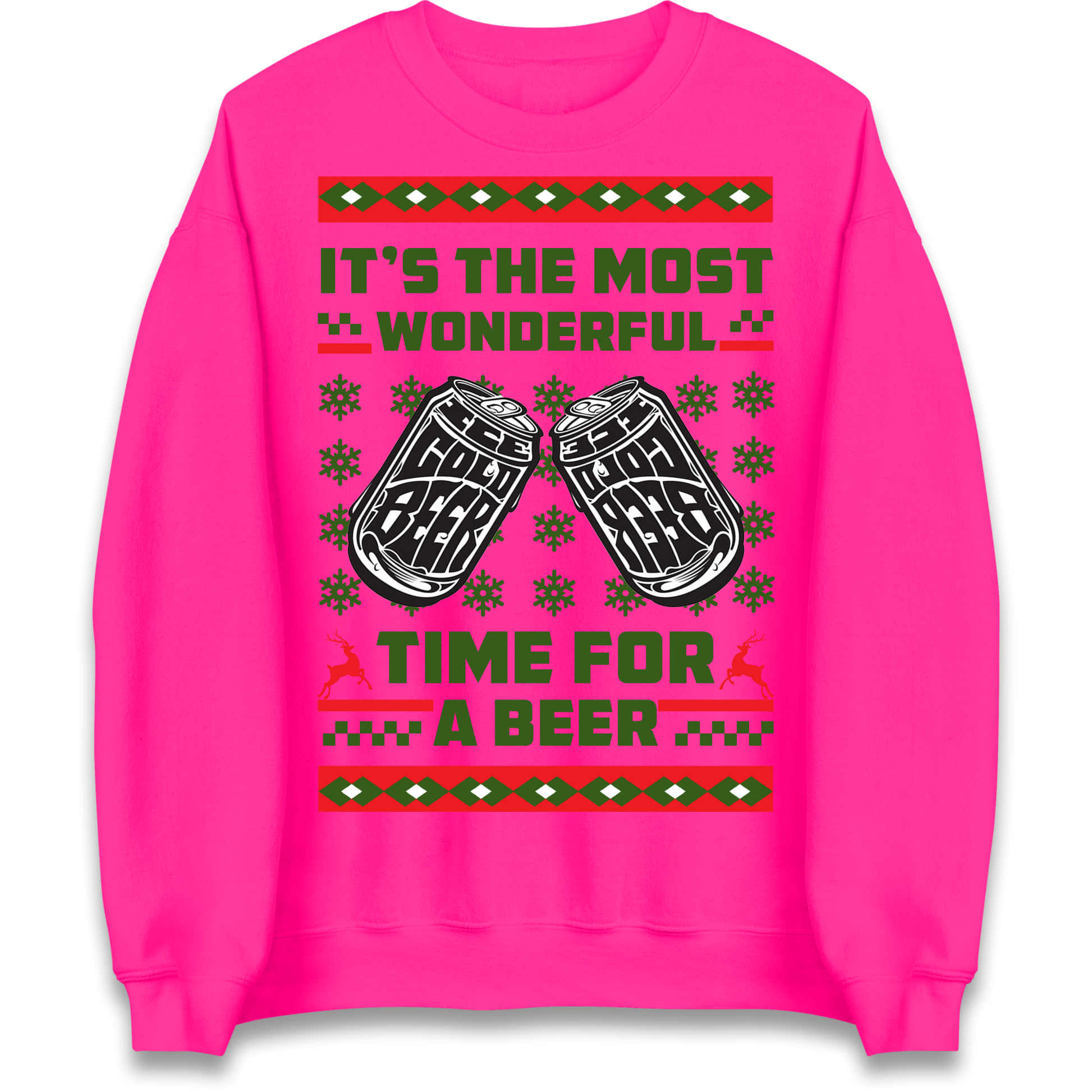 Its The Most Wonderful Time For A Beer Christmas Sweatshirt