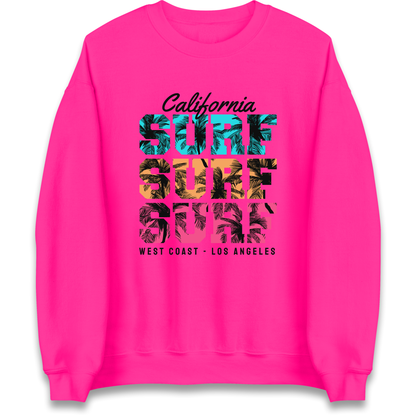 California Surf Surf Surf Sweatshirt