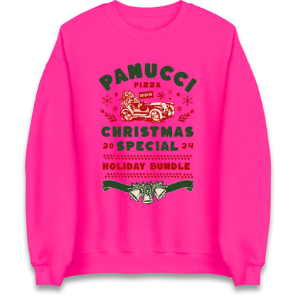 Panucci Pizza Christmas Special Christmas Sweatshirt