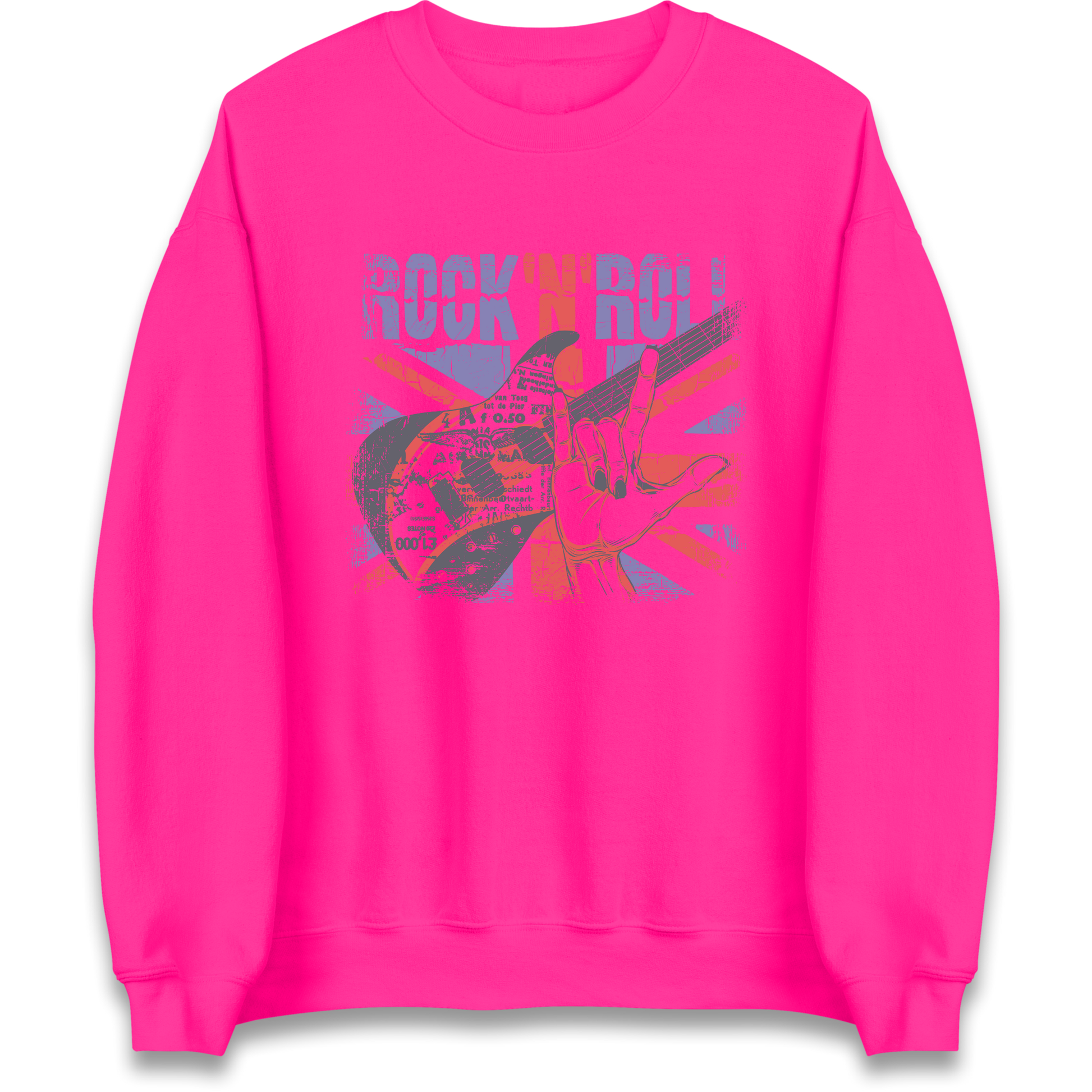 Rock N Roll Union Jack Sweatshirt