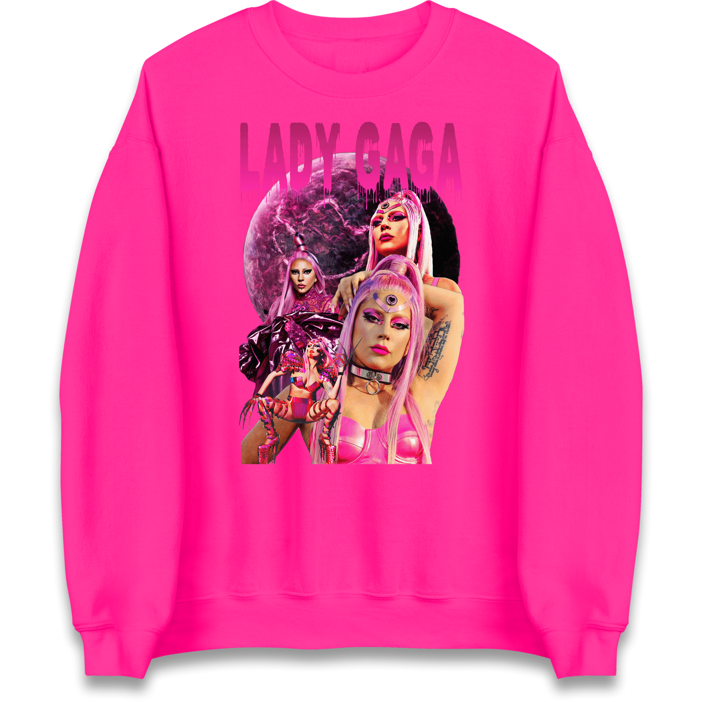 Lady GaGa Pink Sweatshirt