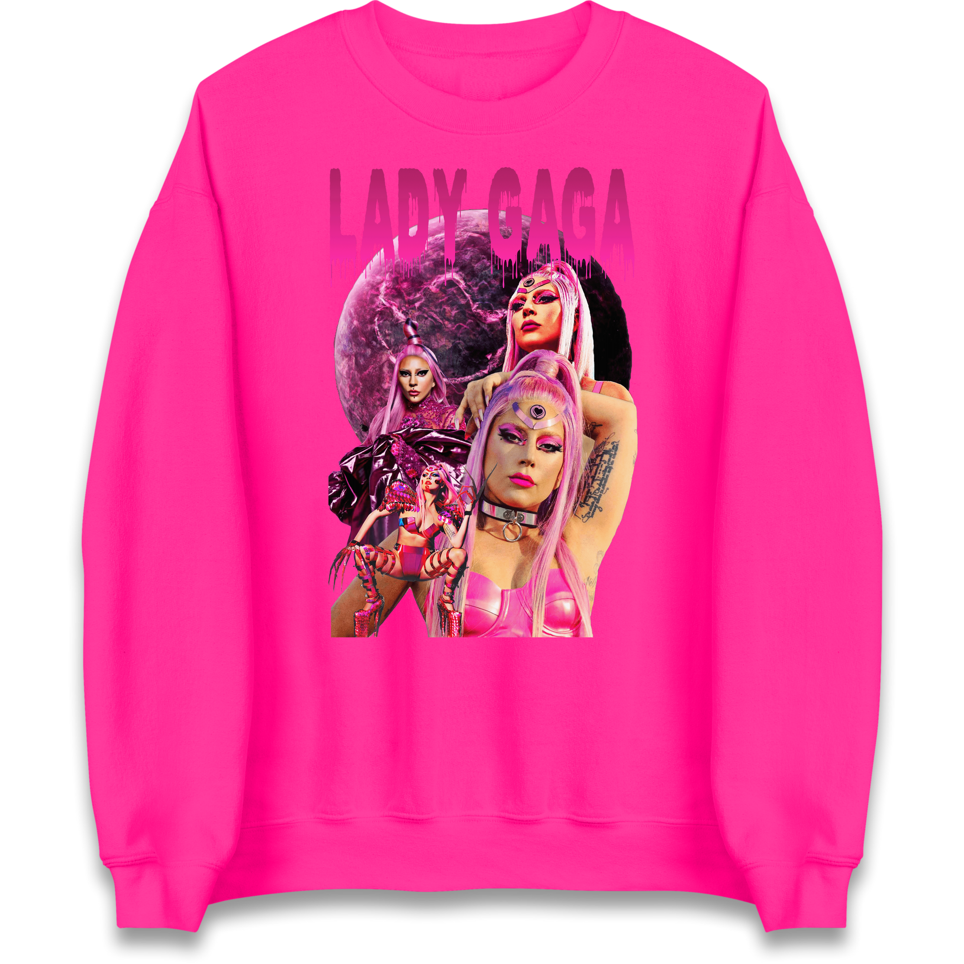 Lady GaGa Pink Sweatshirt