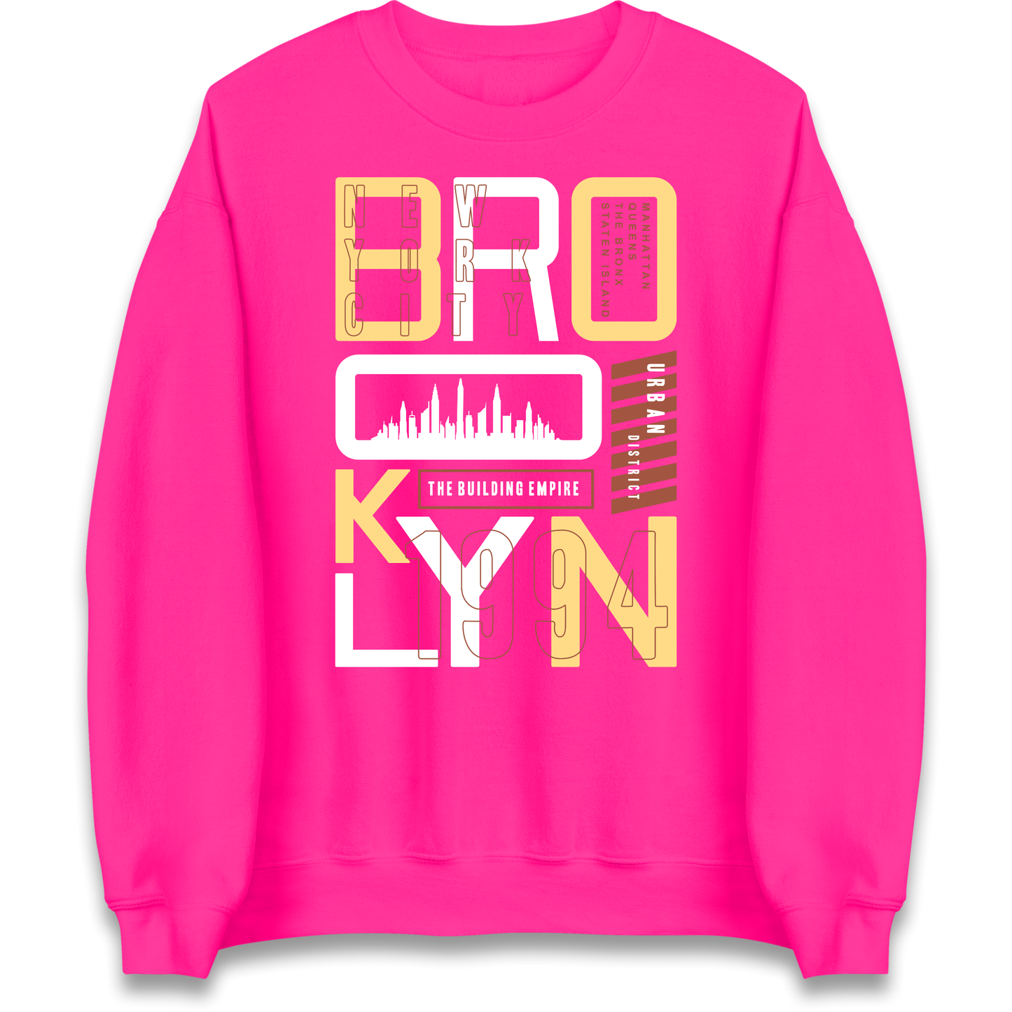Brooklyn New York Urban District Sweatshirt