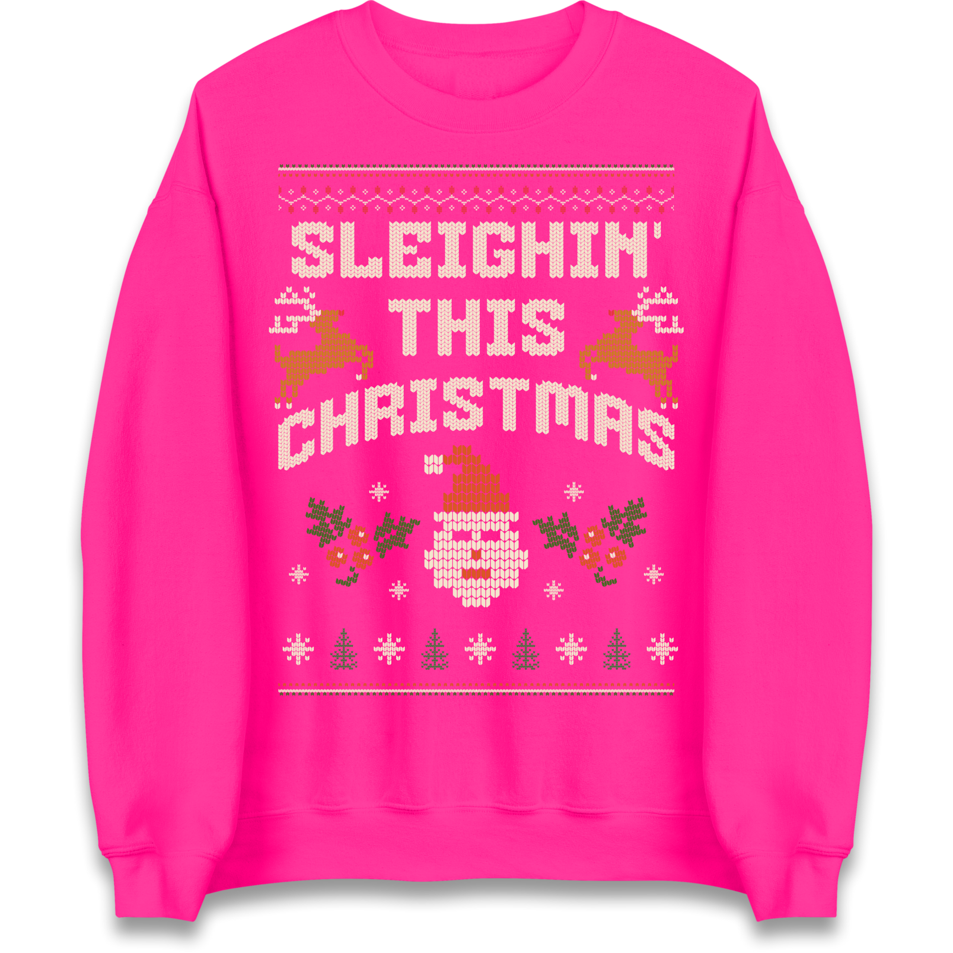 Sleighin This Christmas Christmas Sweatshirt