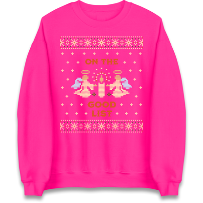 On The Good List Christmas Sweatshirt