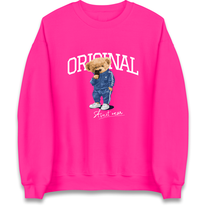 Teddy Bear Original Streetwear Sweatshirt