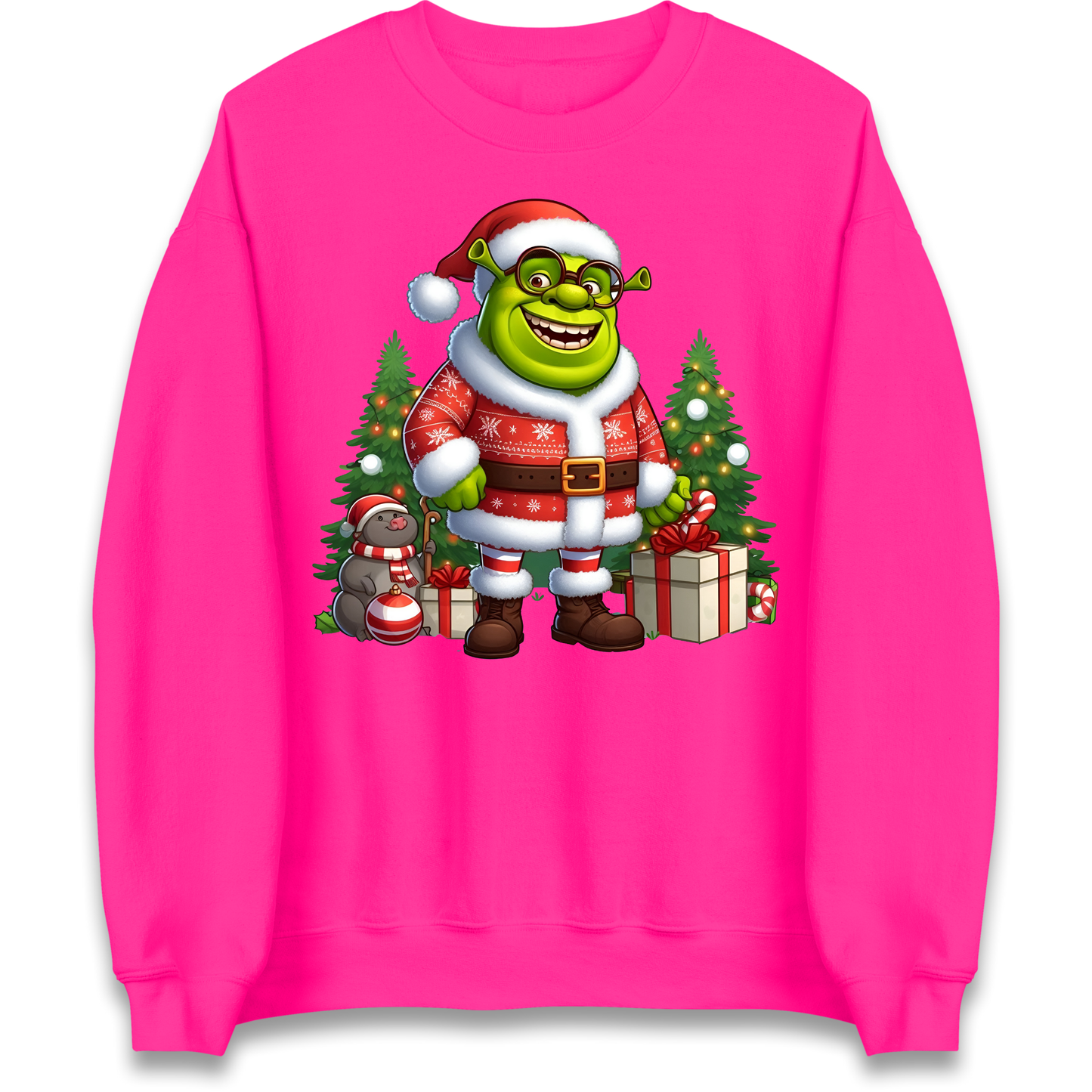 Shrek Santa Claus Presents Sweatshirt