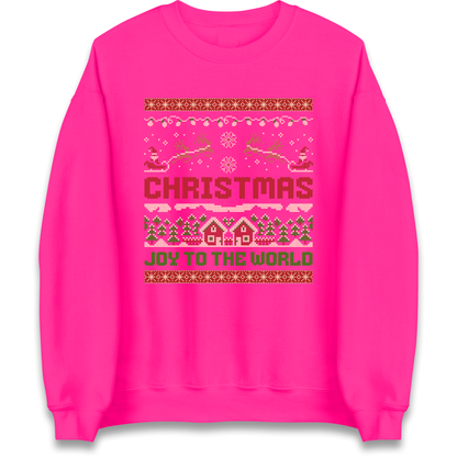 Christmas Joy to the World Christmas Sweatshirt