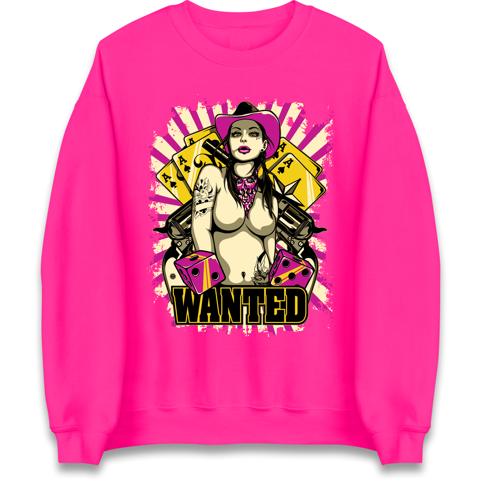 Wanted Ace Of Spades Sweatshirt