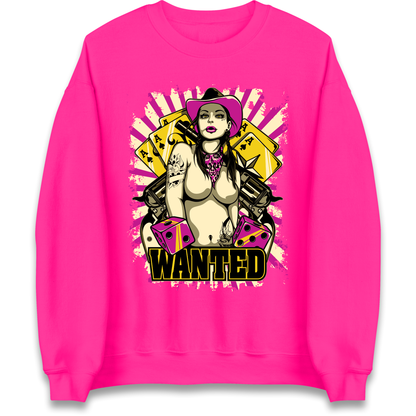 Wanted Ace Of Spades Sweatshirt