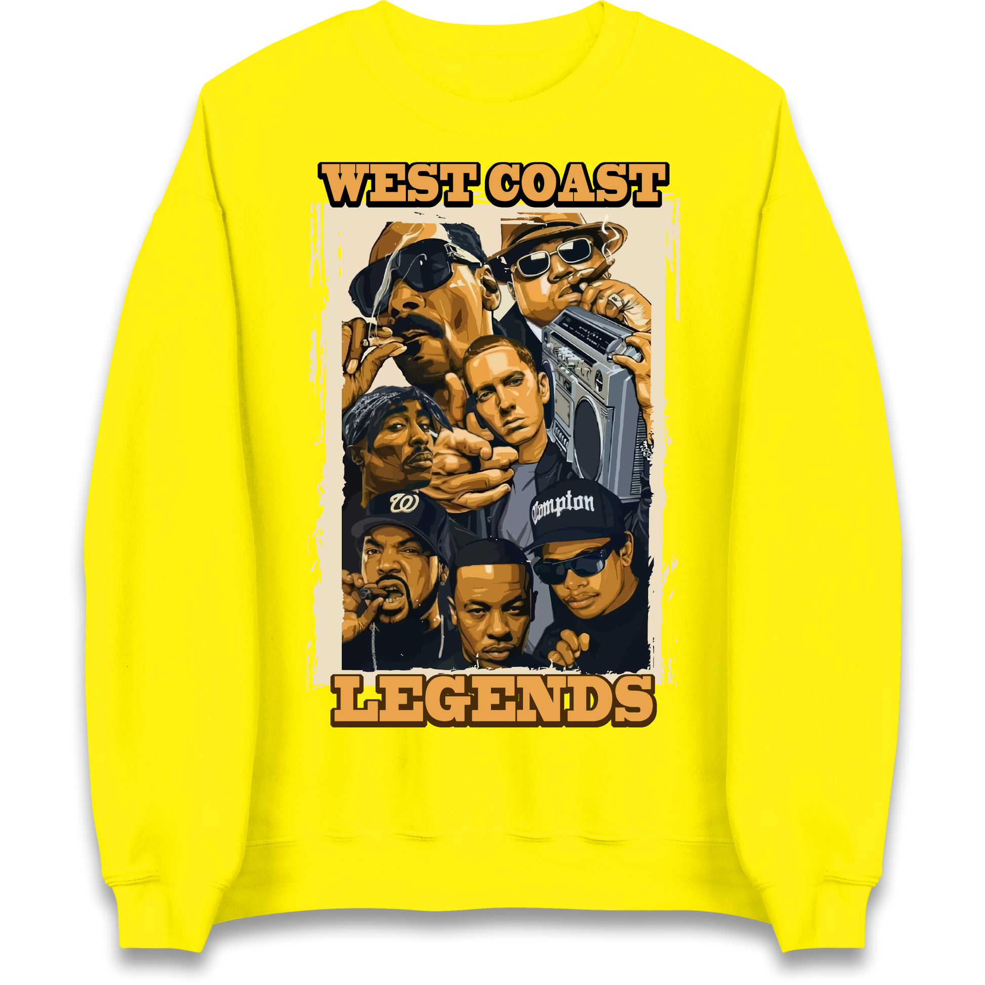 West Coast Legends Rappers Sweatshirt