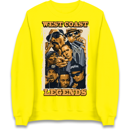 West Coast Legends Rappers Sweatshirt