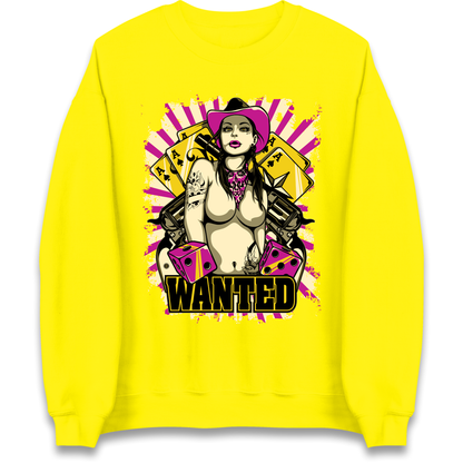 Wanted Ace Of Spades Sweatshirt