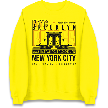 NYC Brooklyn Bridge Sweatshirt