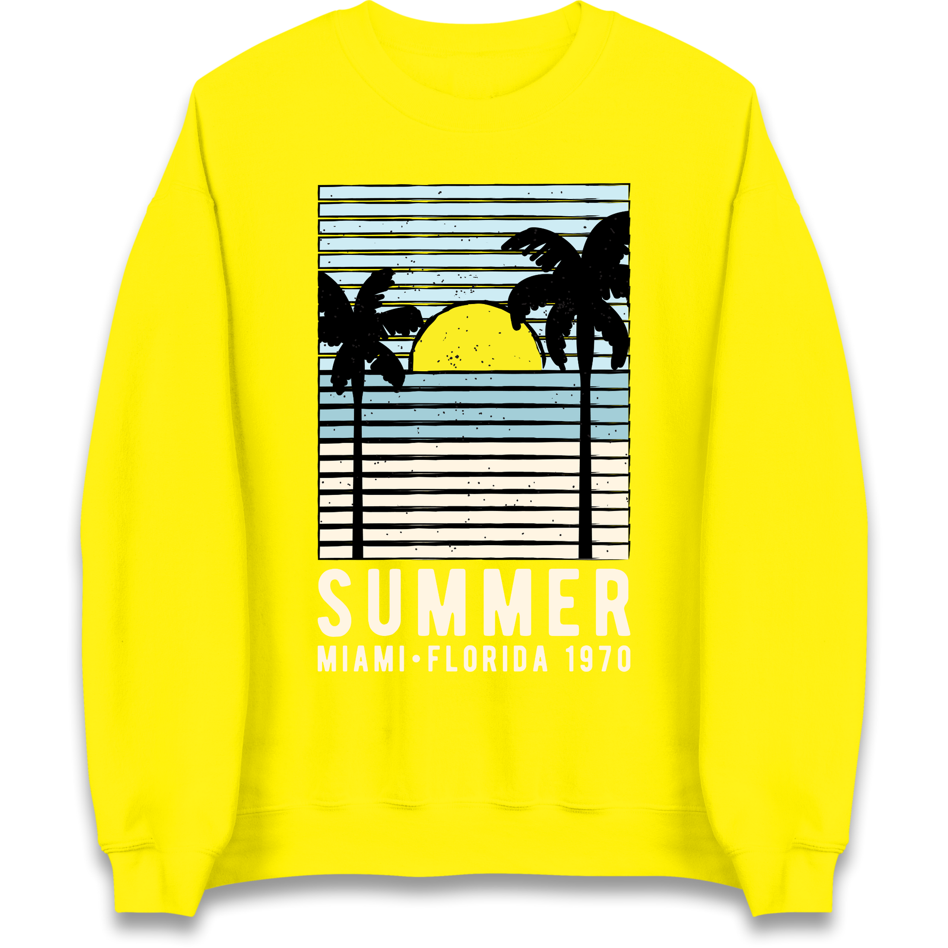 Summer Miami Florida 1970 Sweatshirt