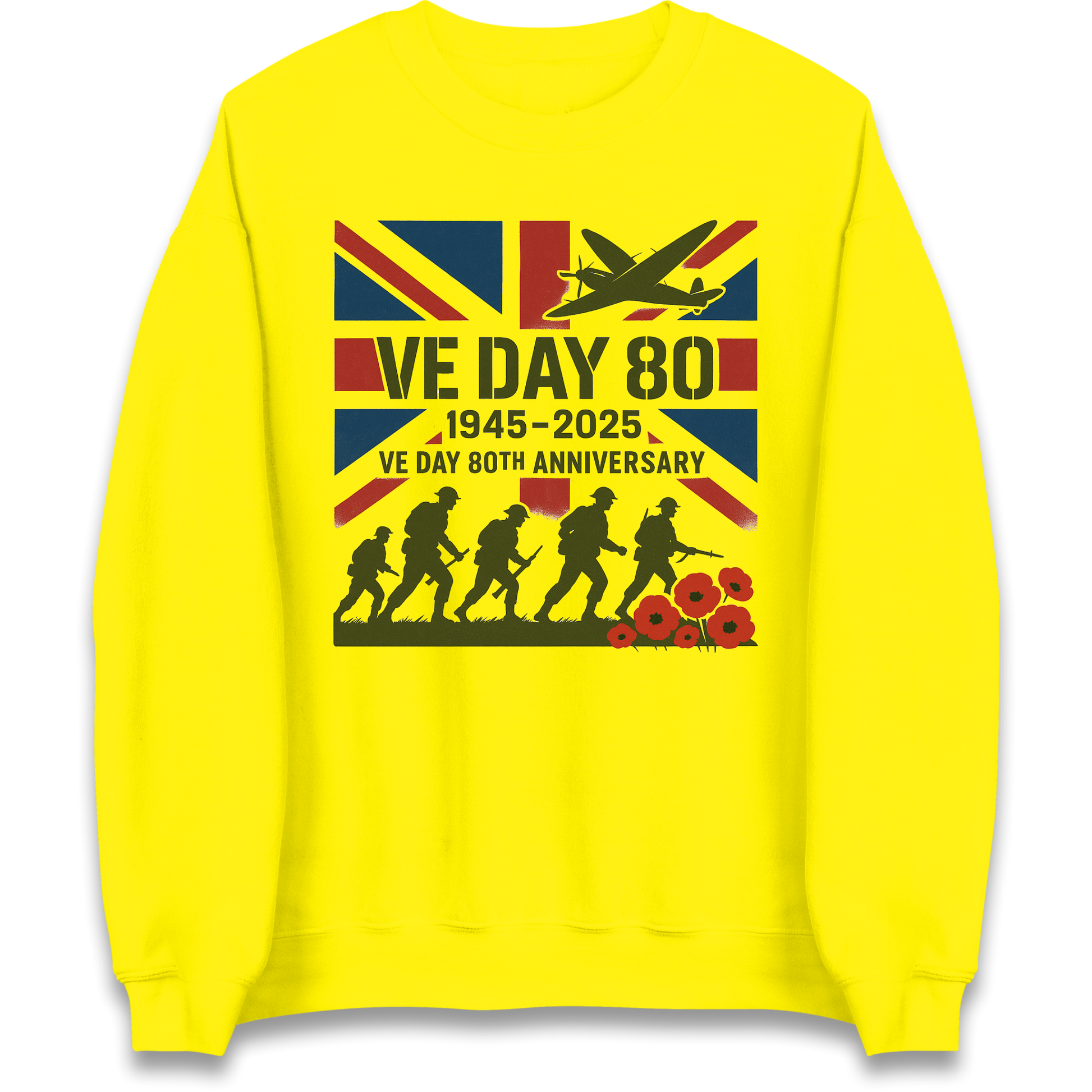 VE Day 80th Anniversary 1945 2025 Sweatshirt