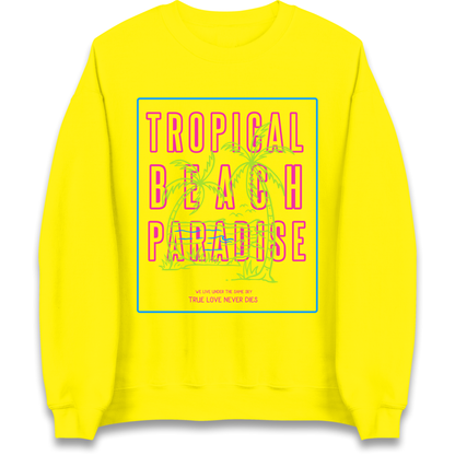 Tropical Beach Paradise Sweatshirt