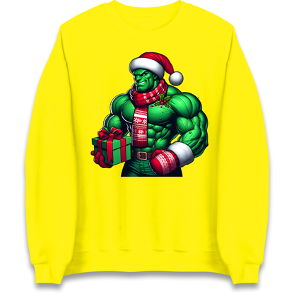 The Hulk Santa Sweatshirt
