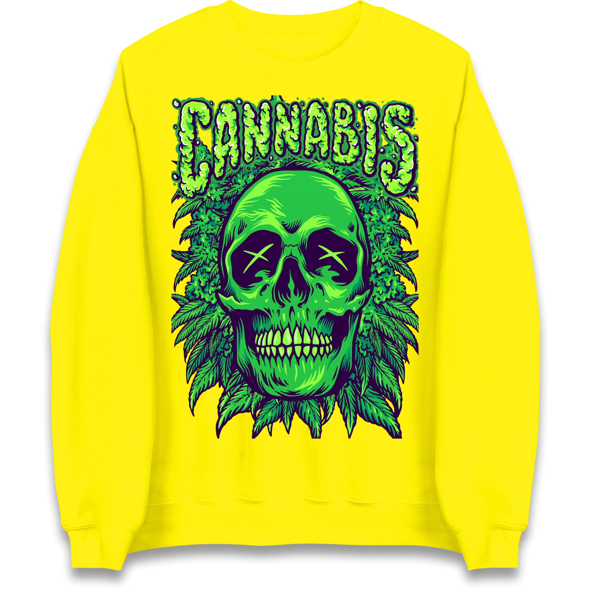 Cannabis Skull Sweatshirt