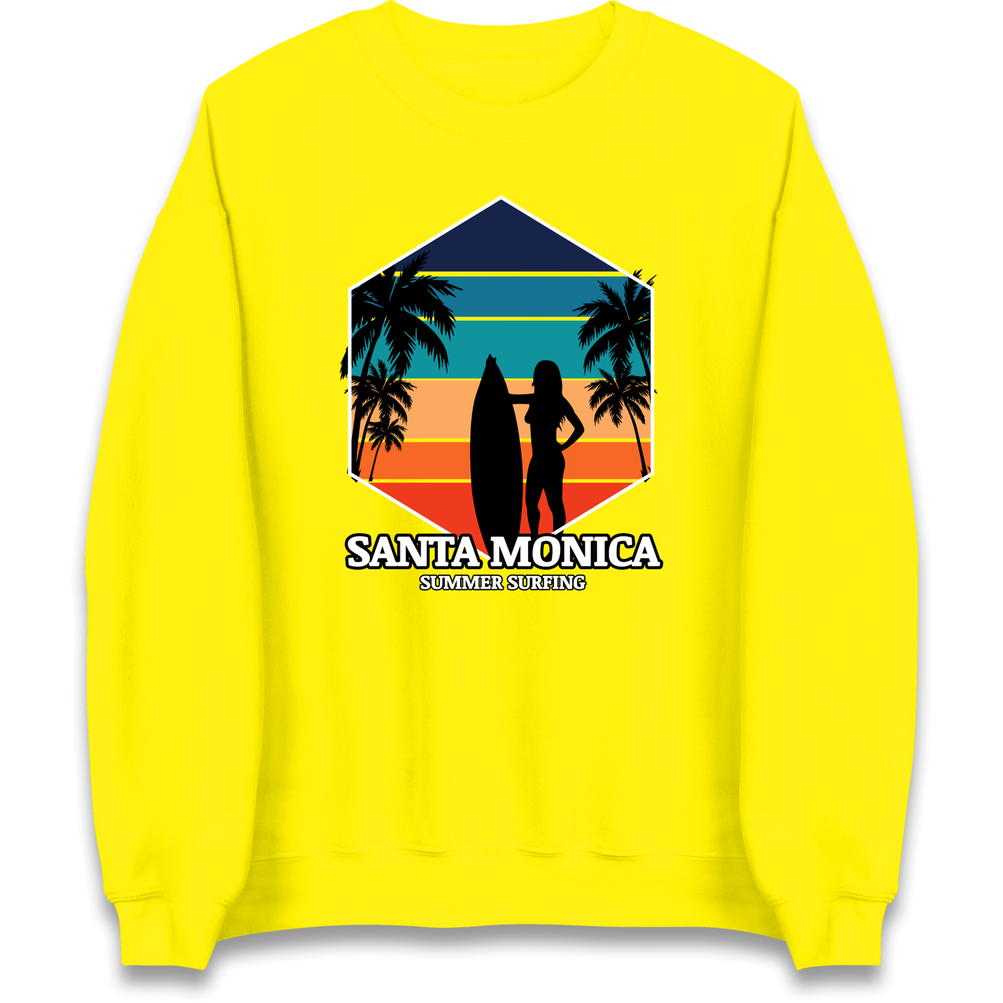 Santa Monica Summer Surfing Sweatshirt