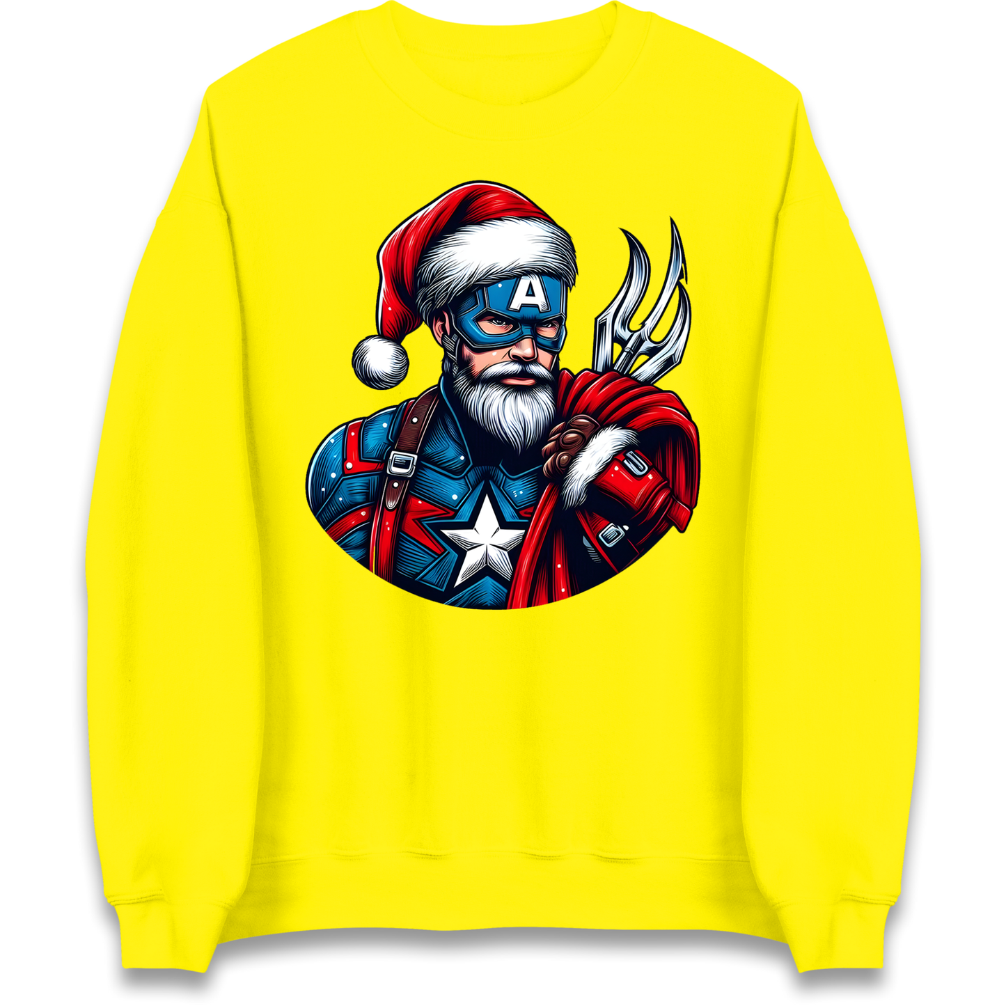 Captain America Santa Sweatshirt